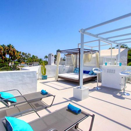 1108 Beachfront 2 Apartments With Roofterrace 80Mtrgt Beach 3 Pools Marbella Exteriör bild