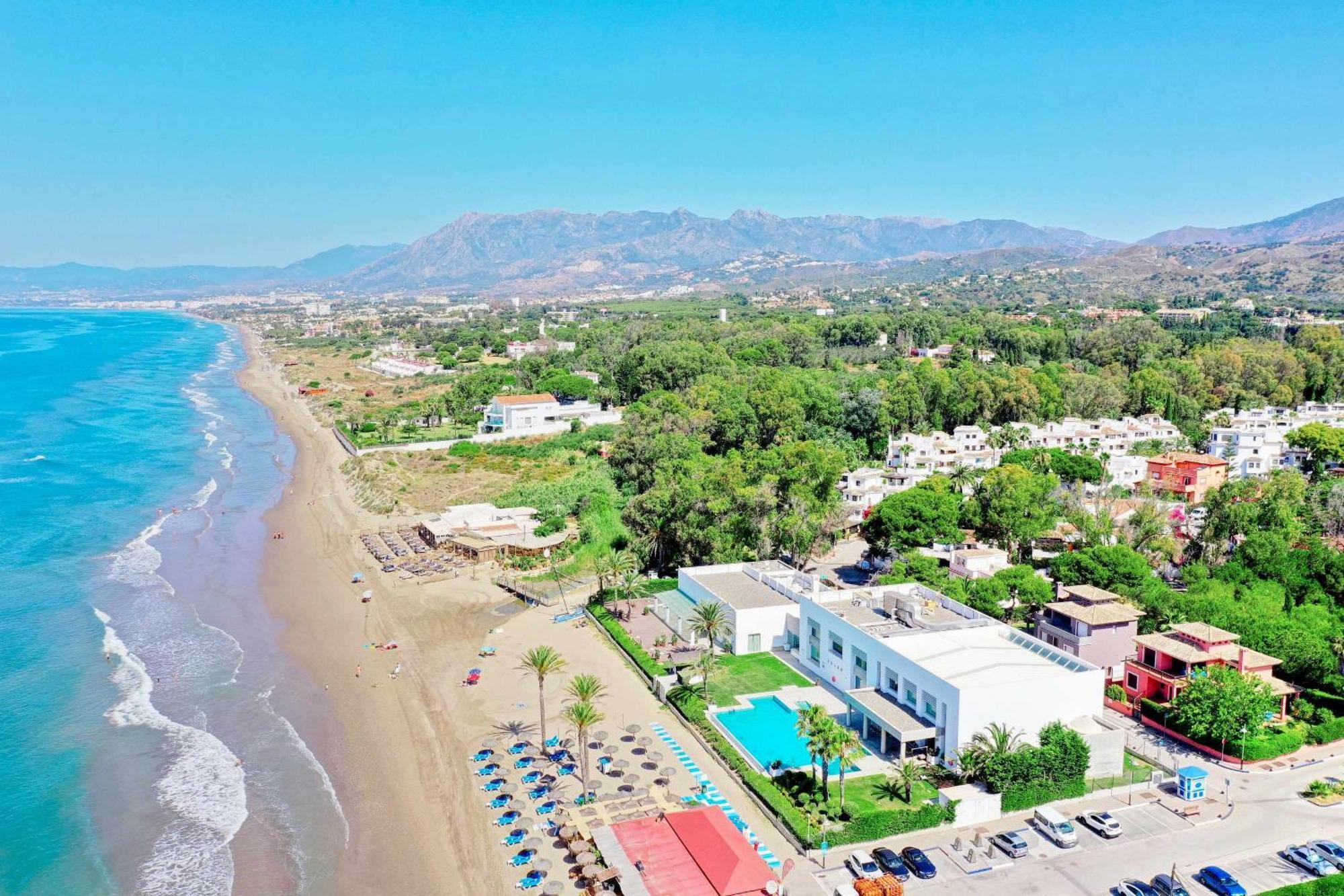 1108 Beachfront 2 Apartments With Roofterrace 80Mtrgt Beach 3 Pools Marbella Exteriör bild